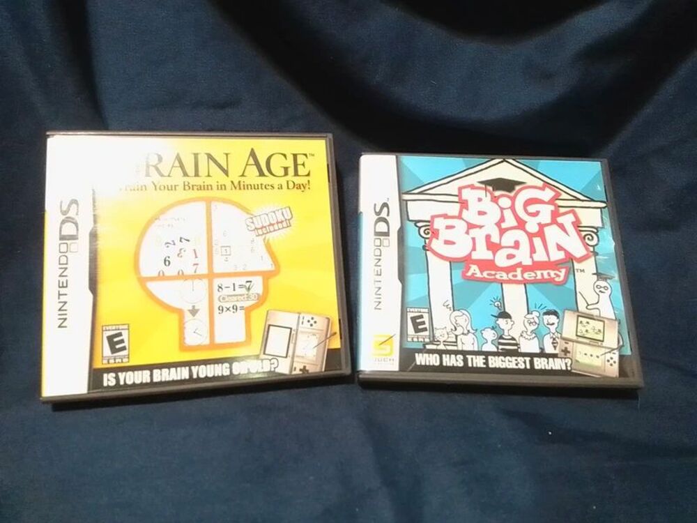 Brain Age and Big Brain Nintento DS Games